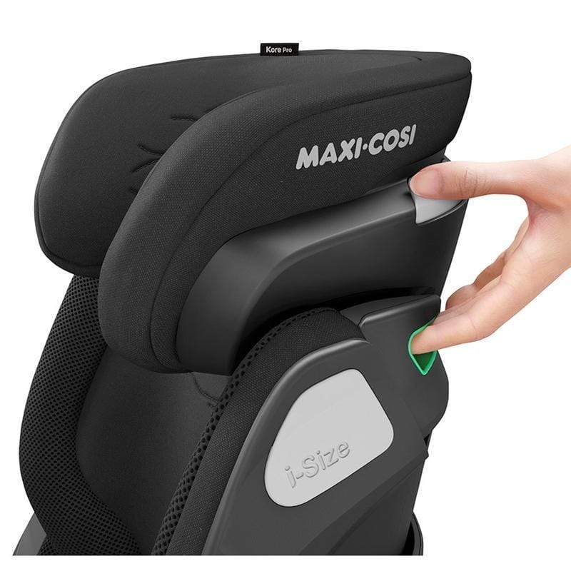 Maxi-Cosi Kore Pro i-Size Car Seat Authentic Black Highback Booster Seats 8741671110 3220660317172