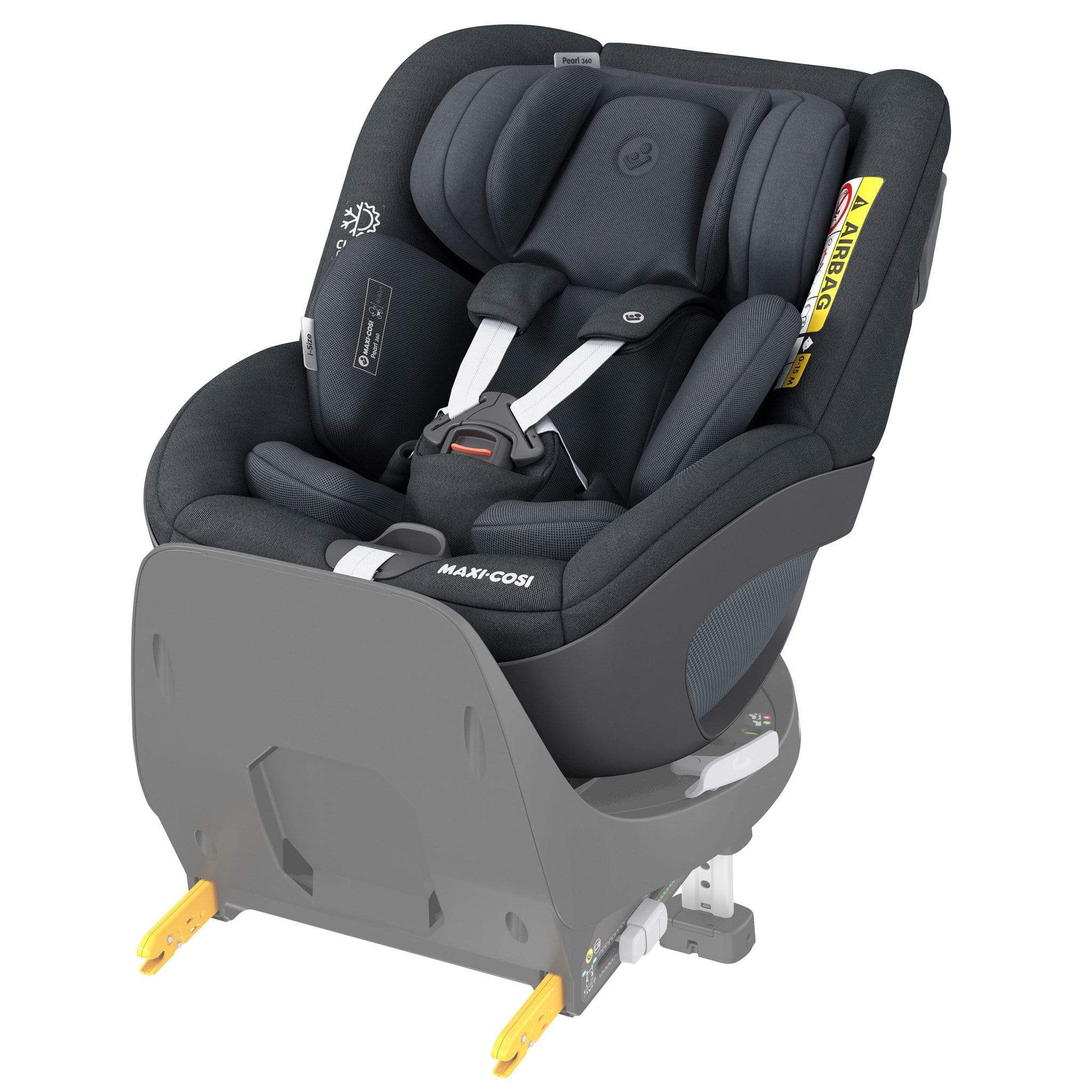 Maxi Cosi Pearl 360 Car Seat Authentic Graphite i-Size Car Seats 8045550110 8712930170334
