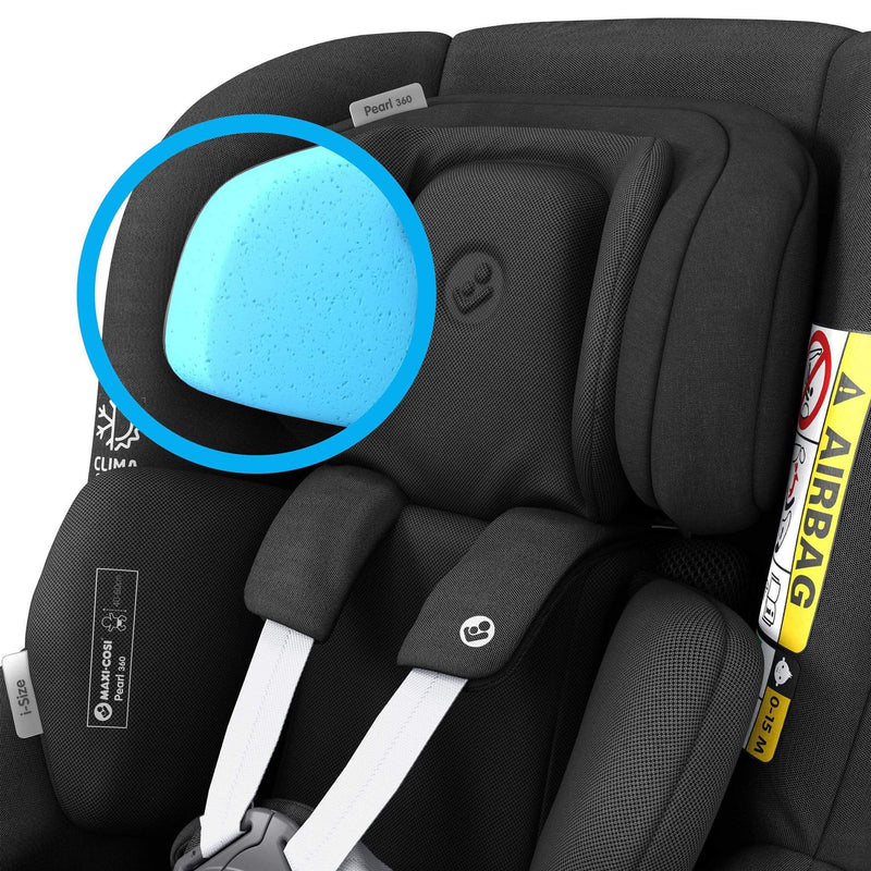 Maxi Cosi Pearl 360 & Family Fix 360 Base Bundle Authentic Black i-Size Car Seats 8340-AUT-BLK 8712930170310