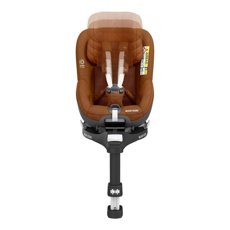 Maxi Cosi Pearl 360 & Family Fix 360 Base Bundle Authentic Cognac i-Size Car Seats 10712-AUT-COG