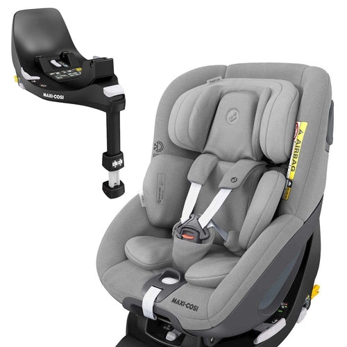 Maxi Cosi Pearl 360 & Family Fix 360 Base Bundle Authentic Grey i-Size Car Seats 10713-AUT-GRY