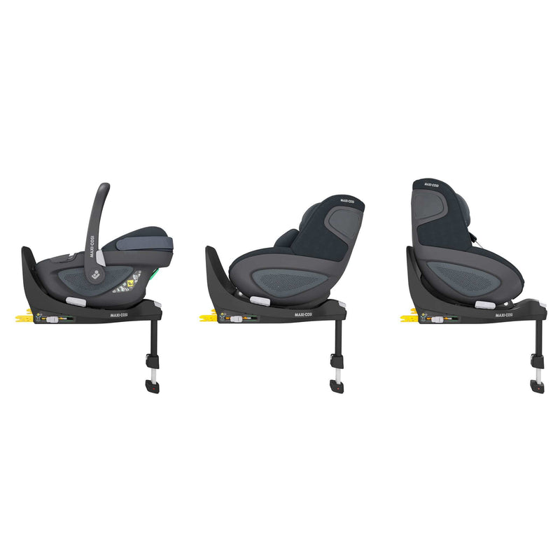 Maxi Cosi Pearl 360 & Family Fix 360 Base Bundle Authentic Grey i-Size Car Seats 10713-AUT-GRY