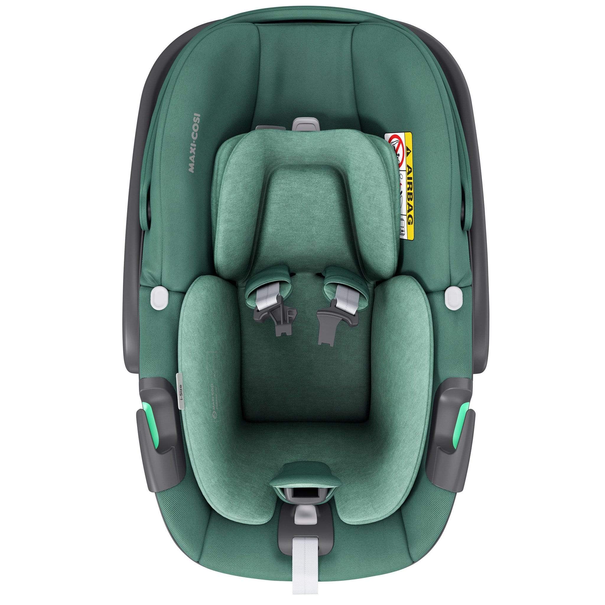 Maxi Cosi Pebble 360 & Family Fix 360 Base Bundle Essential Green i-Size Car Seats 8339-ESS-GRN 8712930170518