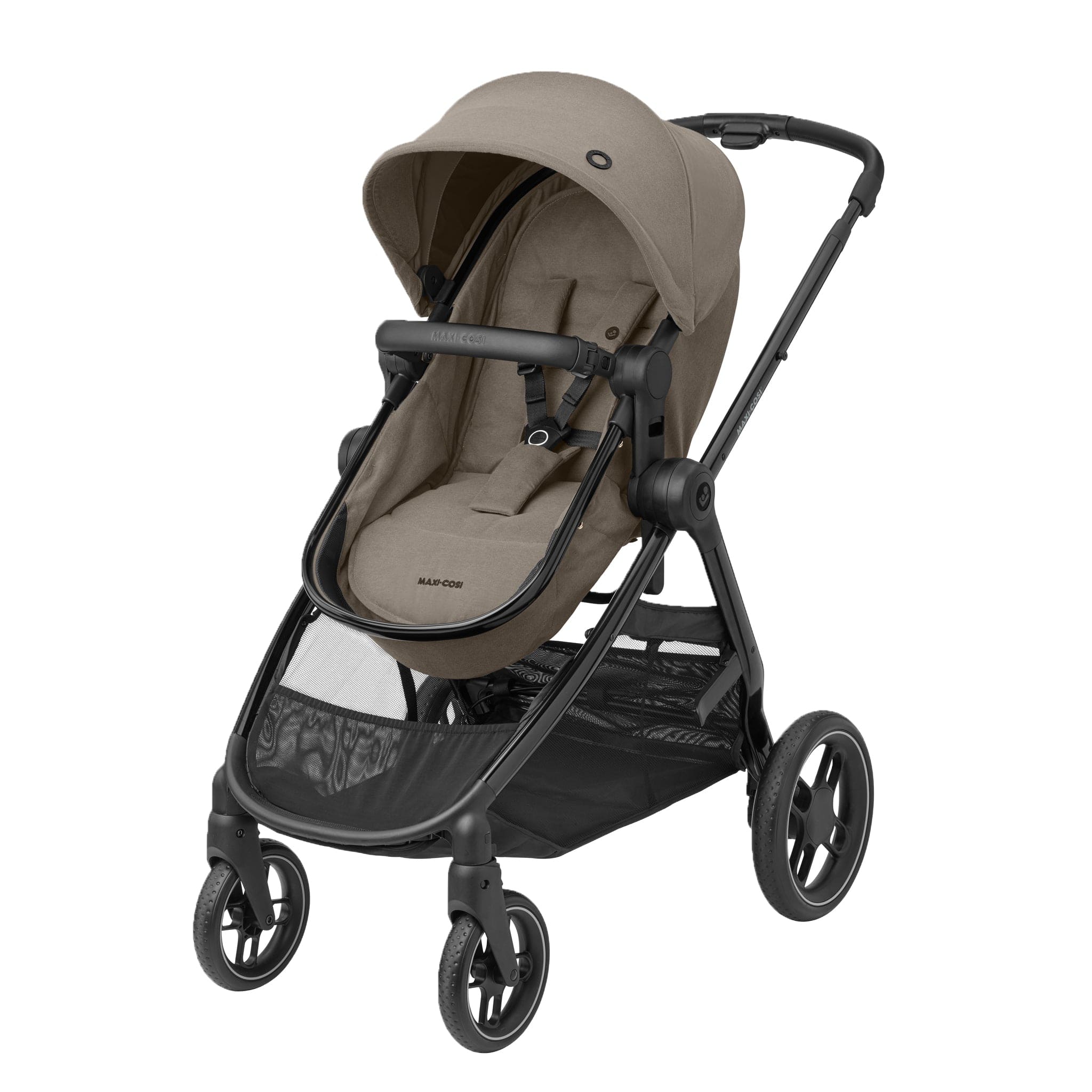 Maxi-Cosi Zelia Luxe with Cabriofix i-Size Travel System in Twillic Truffle Pushchairs & Buggies 11076-TWI-TRU 3220660337972