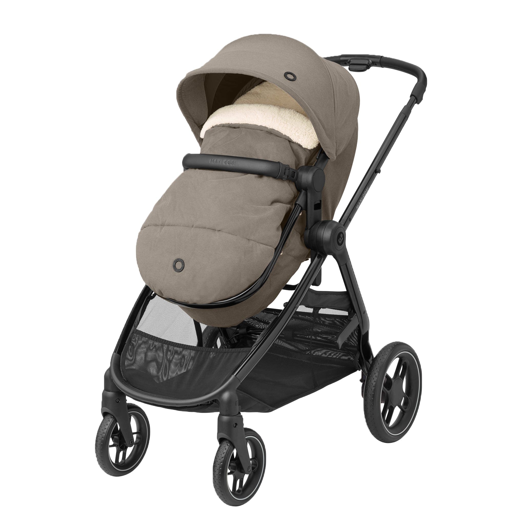 Maxi-Cosi Zelia Luxe with Cabriofix i-Size Travel System in Twillic Truffle Pushchairs & Buggies 11076-TWI-TRU 3220660337972