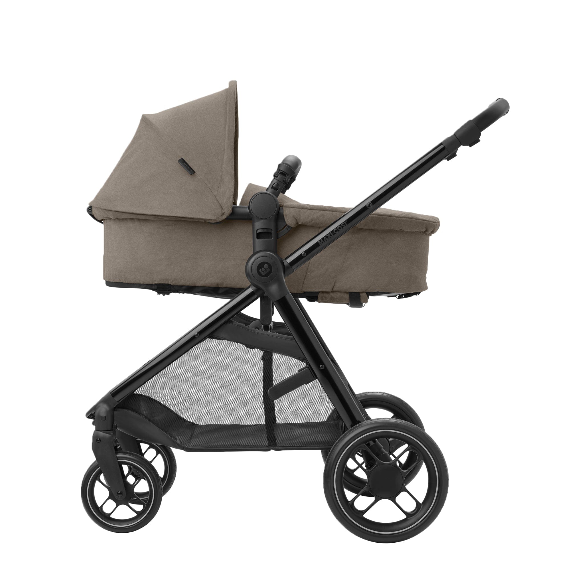 Maxi-Cosi Zelia Luxe with Cabriofix i-Size Travel System in Twillic Truffle Pushchairs & Buggies 11076-TWI-TRU 3220660337972