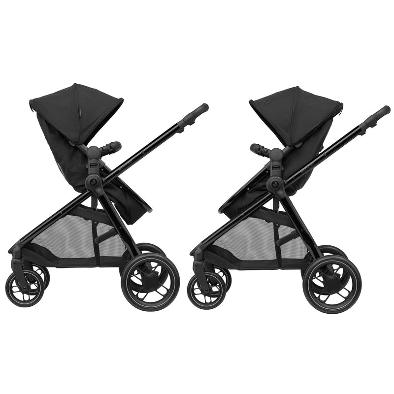 Maxi-Cosi Zelia Luxe with Cabriofix i-Size & Base Travel System in Twillic Black Travel Systems 11071-TWI-BLK 8712930175056