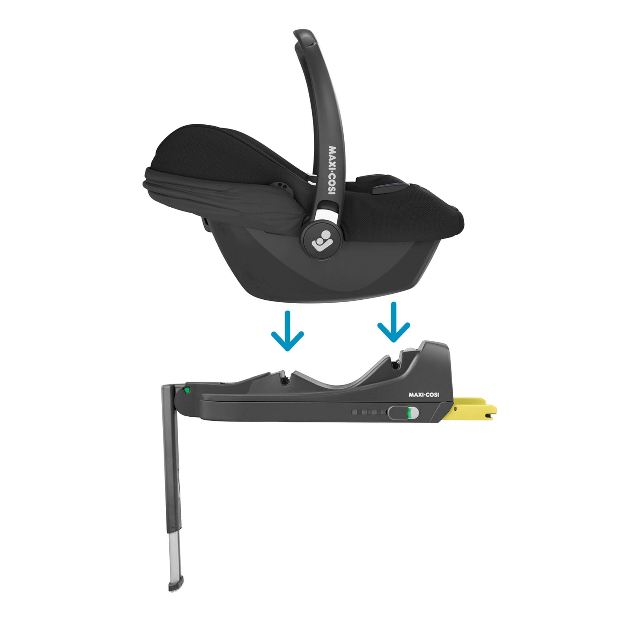 Maxi-Cosi Zelia Luxe with Cabriofix i-Size & Base Travel System in Twillic Grey Travel Systems 11072-TWI-GRY 3220660337965
