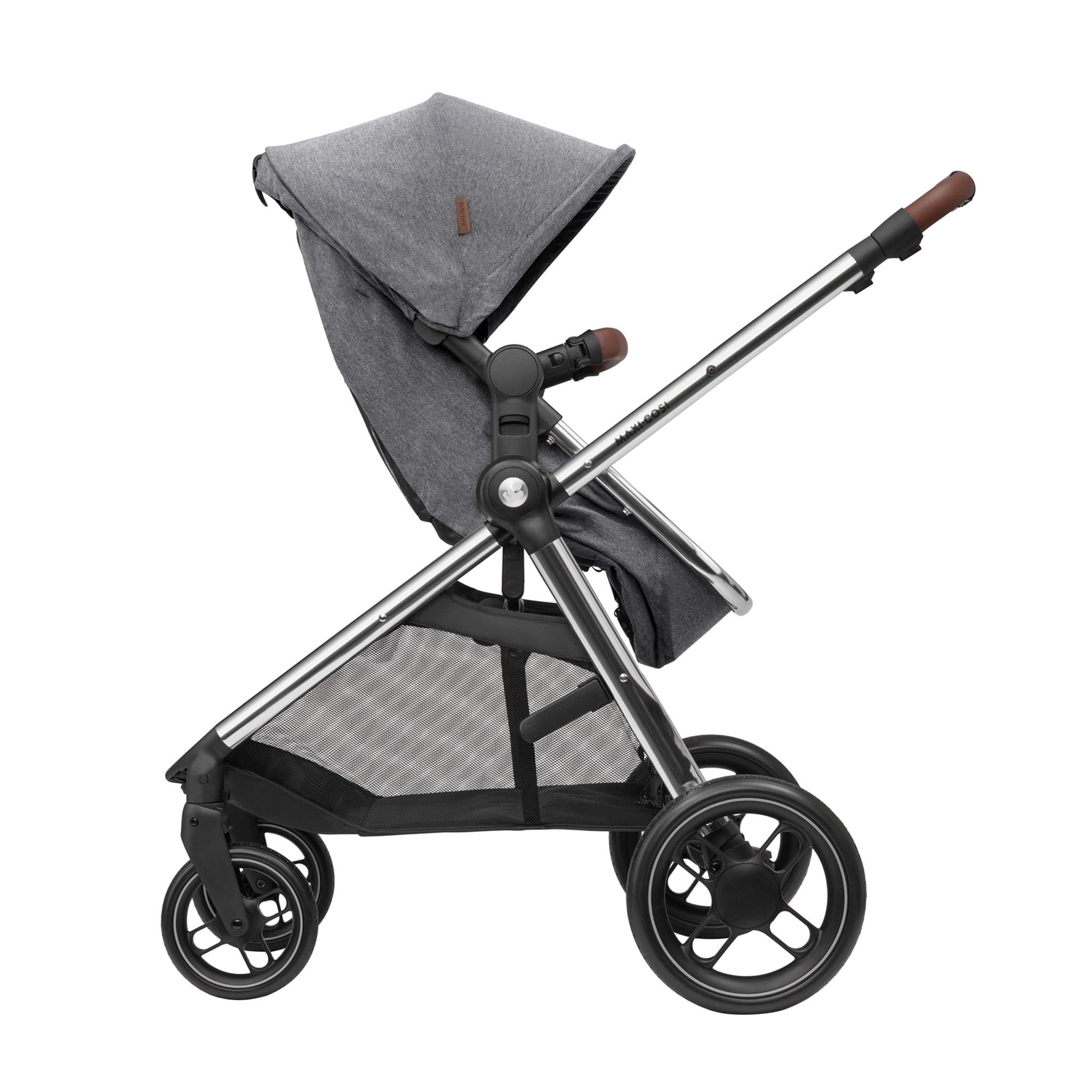 Maxi-Cosi Zelia Luxe with Cabriofix i-Size & Base Travel System in Twillic Grey Travel Systems 11072-TWI-GRY 3220660337965