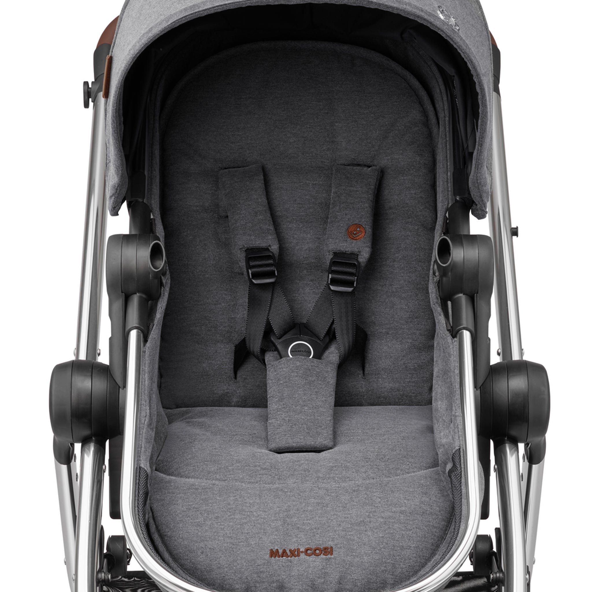 Maxi-Cosi Zelia Luxe with Cabriofix i-Size & Base Travel System in Twillic Grey Travel Systems 11072-TWI-GRY 3220660337965