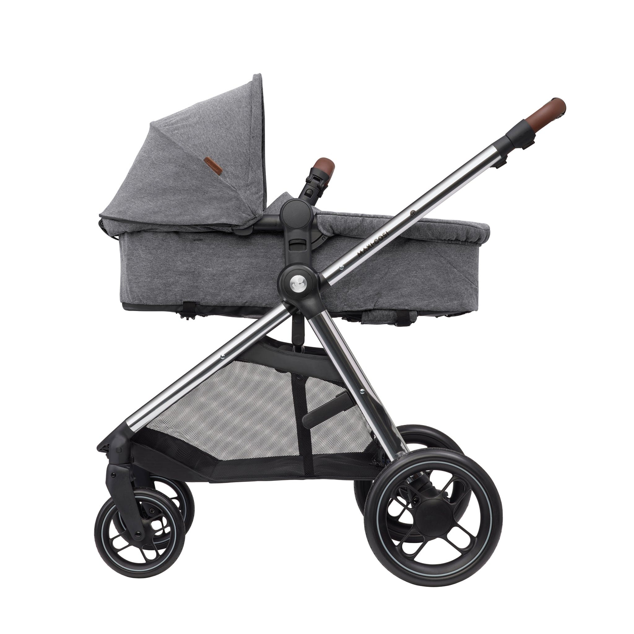 Maxi-Cosi Zelia Luxe with Cabriofix i-Size & Base Travel System in Twillic Grey Travel Systems 11072-TWI-GRY 3220660337965