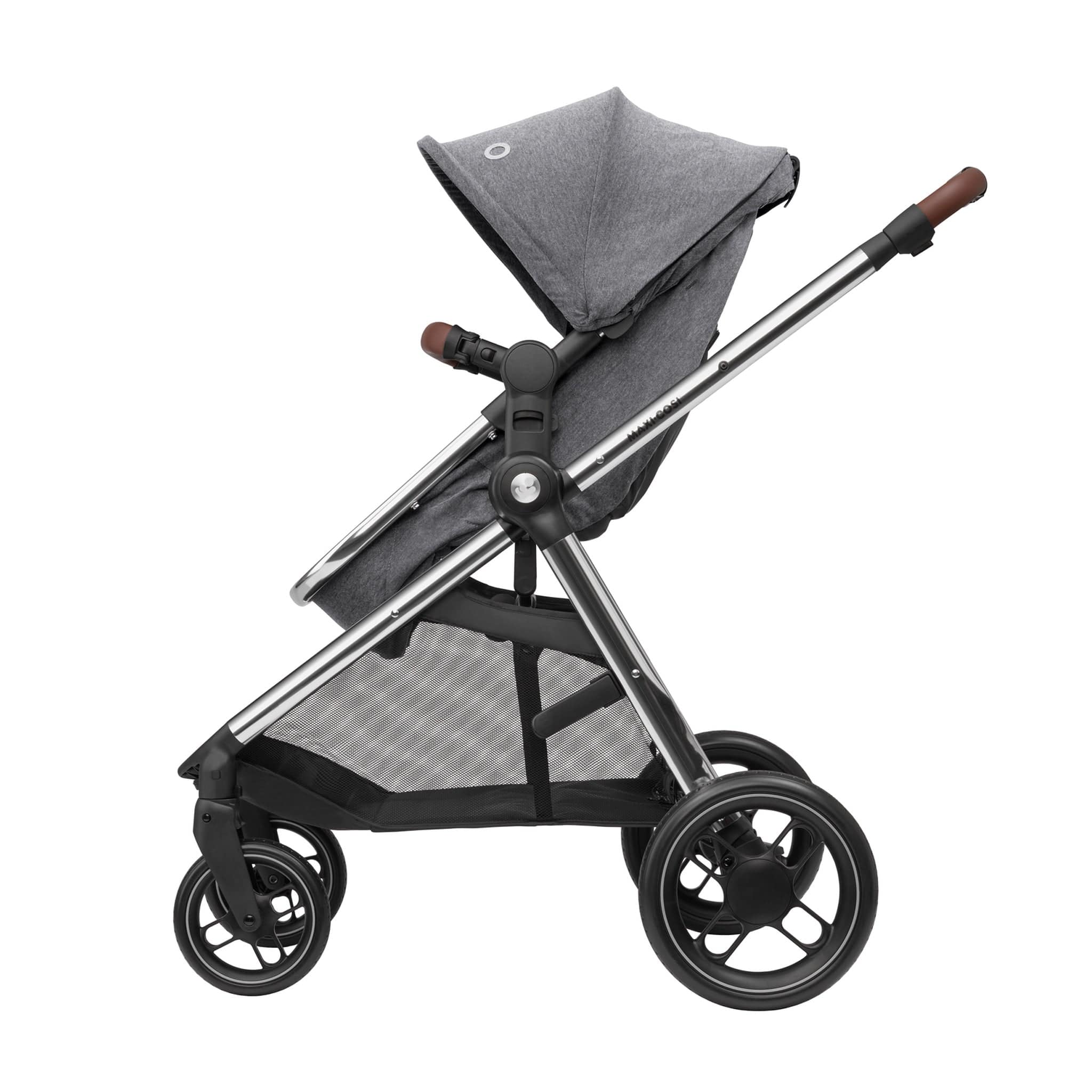 Maxi-Cosi Zelia Luxe with Cabriofix i-Size & Base Travel System in Twillic Grey Travel Systems 11072-TWI-GRY 3220660337965