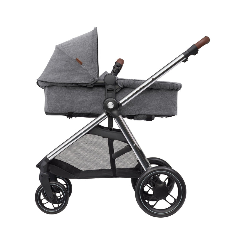 Maxi-Cosi Zelia Luxe with Cabriofix i-Size Travel System in Twillic Grey Travel Systems 11075-TWI-GRY 3220660337965