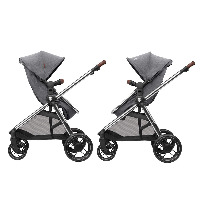 Maxi-Cosi Zelia Luxe with Cabriofix i-Size Travel System in Twillic Grey Travel Systems 11075-TWI-GRY 3220660337965