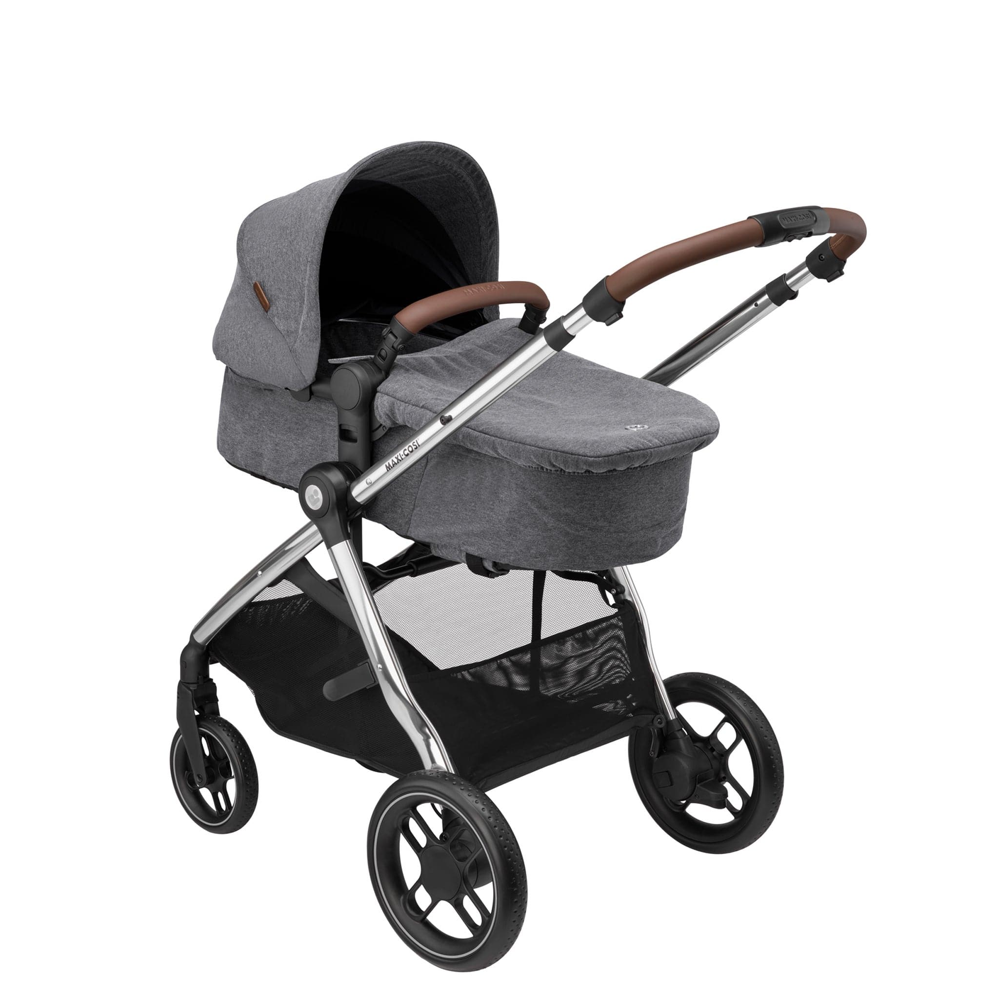 Maxi-Cosi Zelia Luxe with Cabriofix i-Size Travel System in Twillic Grey Travel Systems 11075-TWI-GRY 3220660337965
