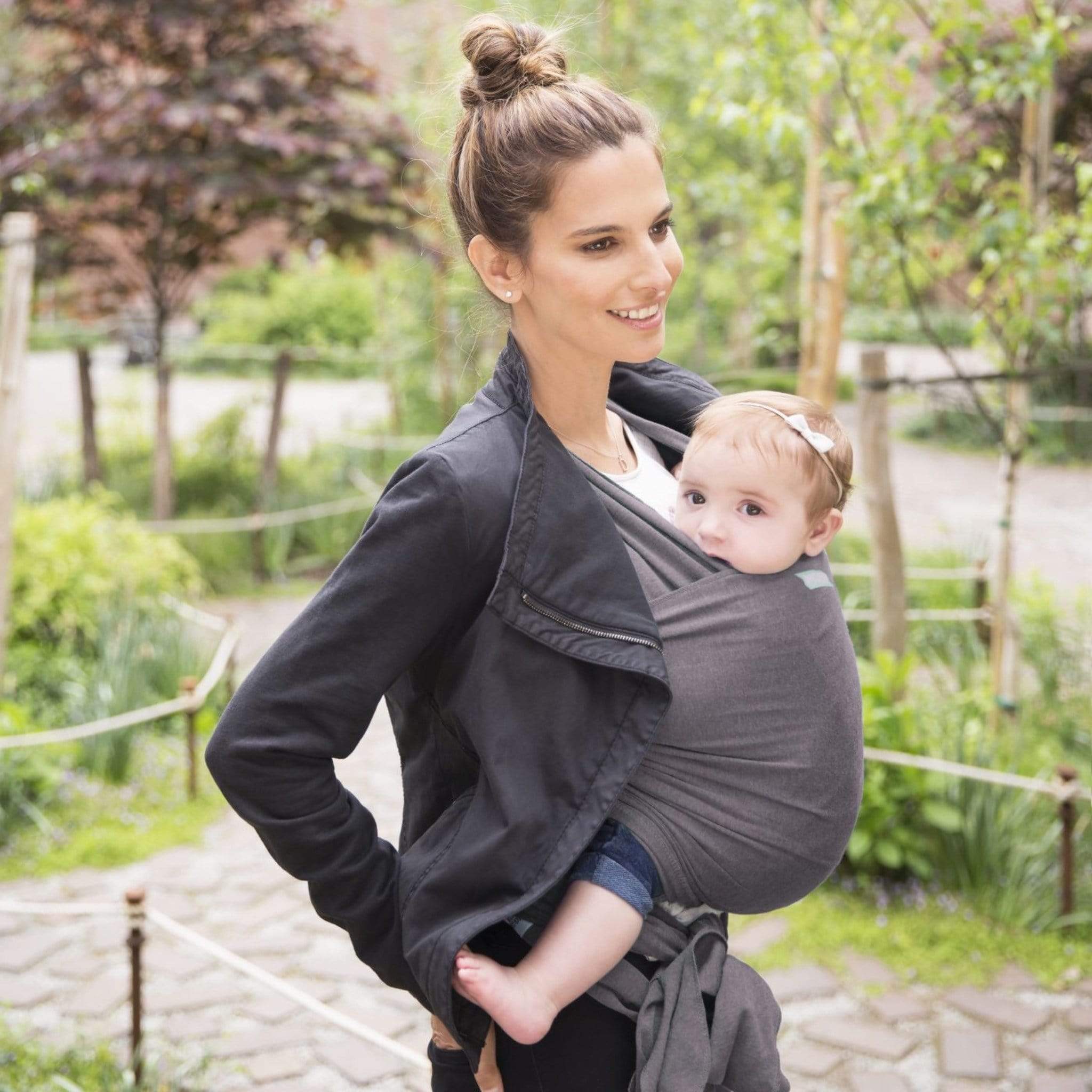 Moby Classic Wrap Slate Baby Carriers MOB-MCL-SLATE 0843390005800