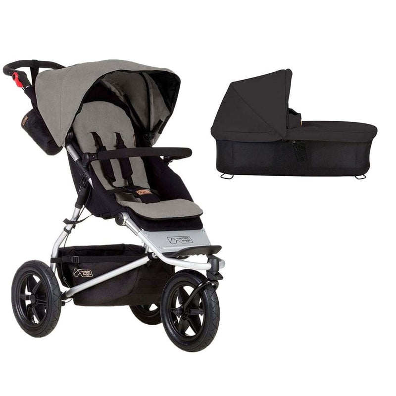 Mountain Buggy Urban Jungle Free Carrycot - Silver 3 Wheelers 12204-SIL 9420015750720