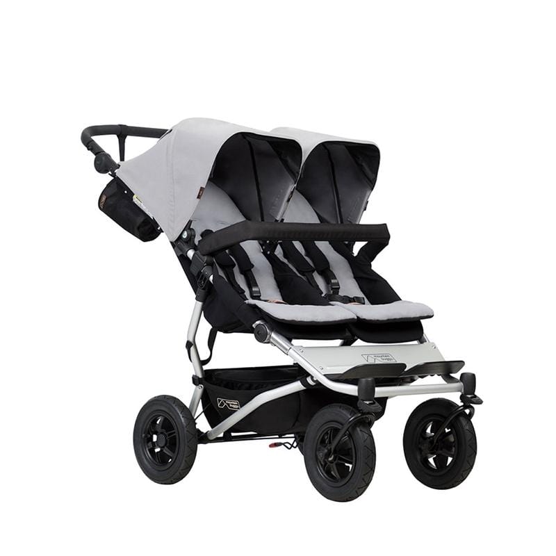 Mountain Buggy Duet V3 Double Pushchair Silver