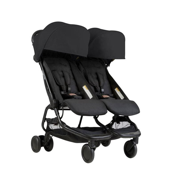 Mountain Buggy Nano Duo Double Stroller Black