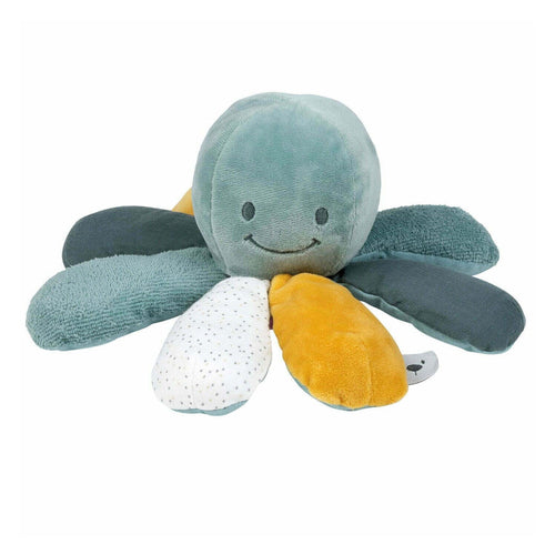 Nattou Activity Octopus in Light Green Baby Sensory Toys NATLAP877794 541673877794