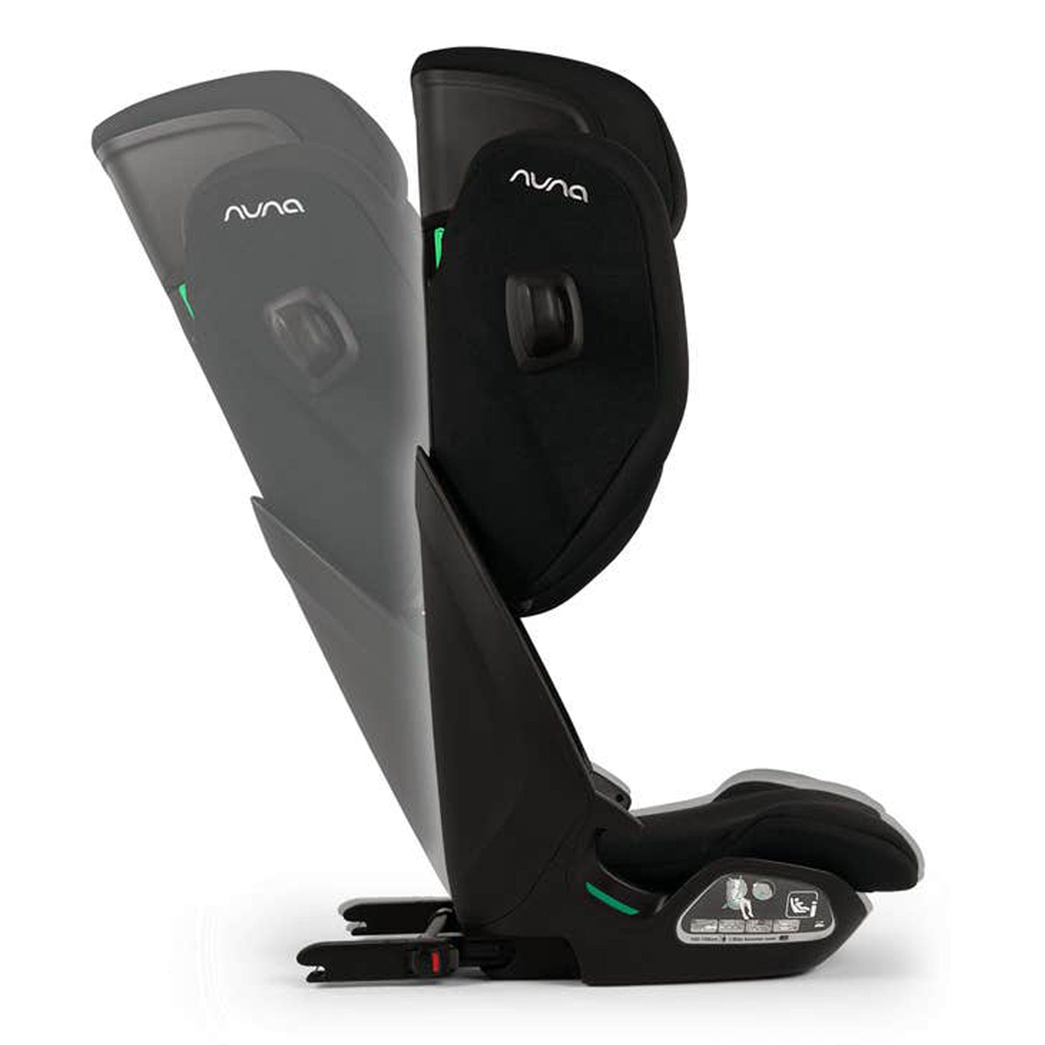 Nuna Aace LX i-Size High Back Booster in Caviar Highback Booster Seats CS12301CVRGL 8720246543957