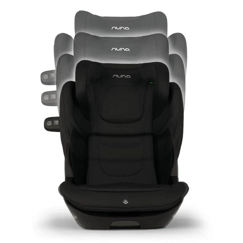 Nuna Aace LX i-Size High Back Booster in Caviar Highback Booster Seats CS12301CVRGL 8720246543957