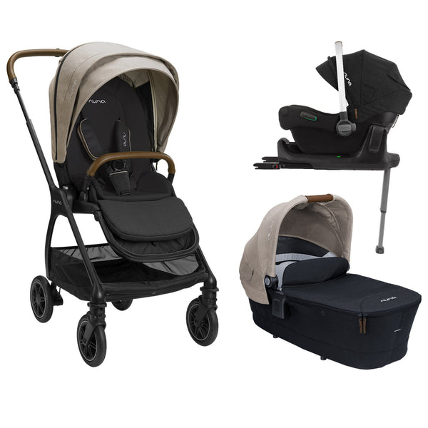Nuna TRIV Travel System Bundle Timber With PIPA Next Car Seat Travel Systems 8715-TIM 8719743748576