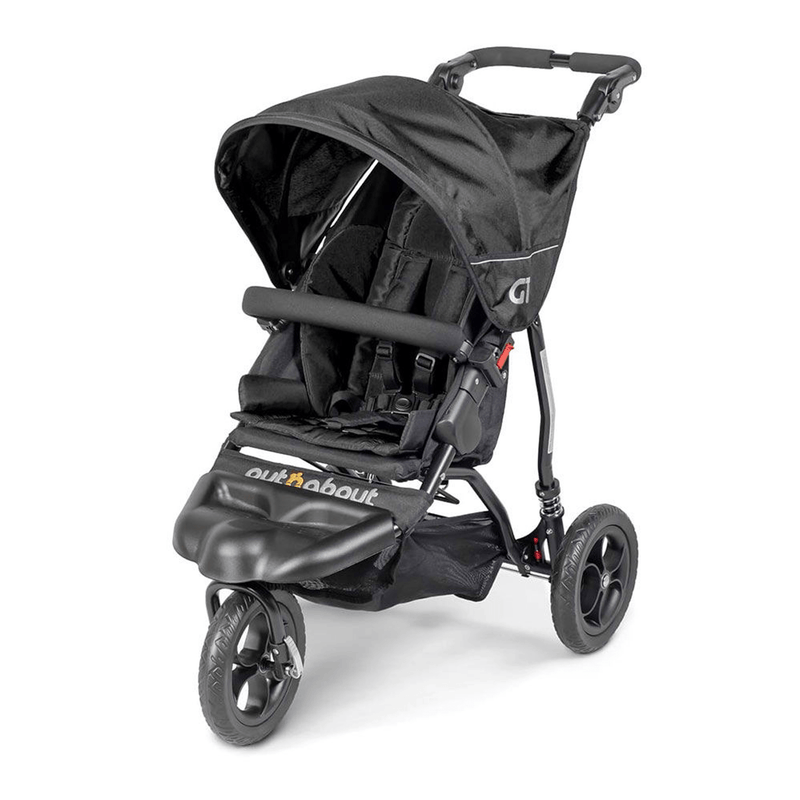Out n About GT Single Stroller Raven Black 3 Wheelers ONAGT-01RB 5060167545634