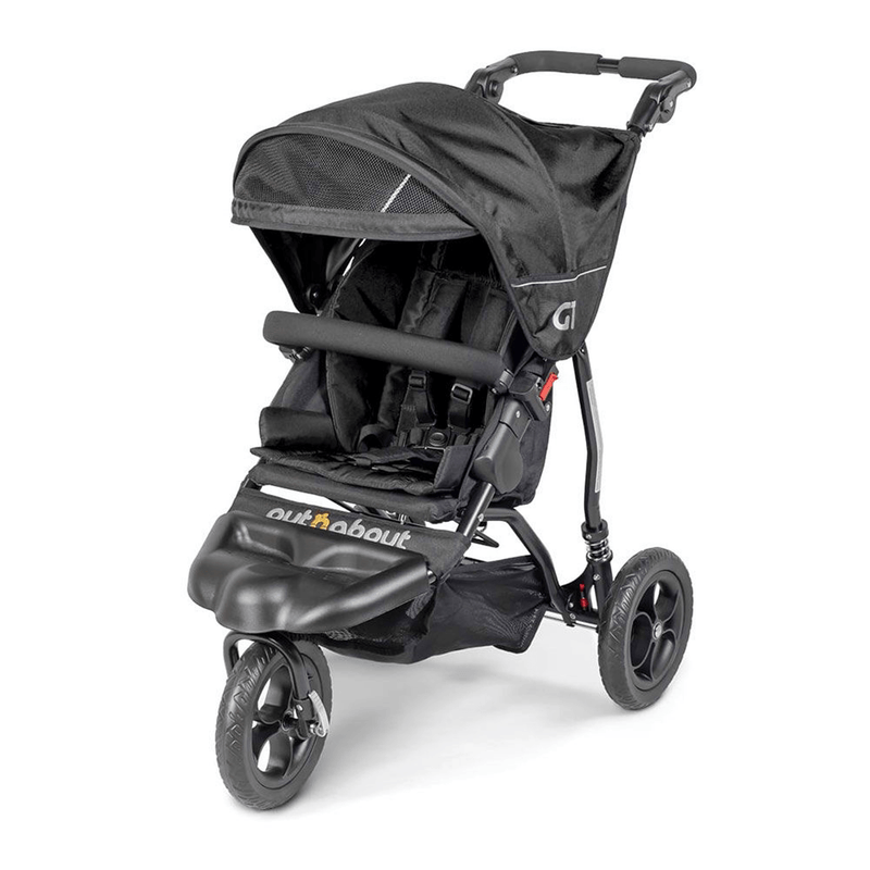 Out n About GT Single Stroller Raven Black 3 Wheelers ONAGT-01RB 5060167545634