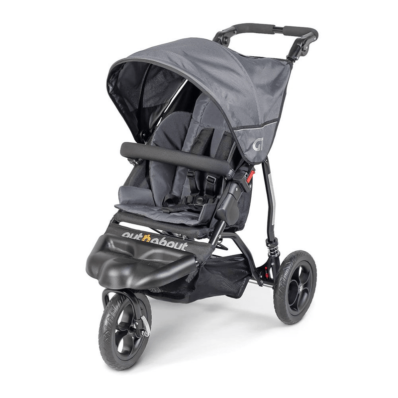 Out n About GT Single Stroller Steel Grey 3 Wheelers ONAGT-01SG 5060167545641