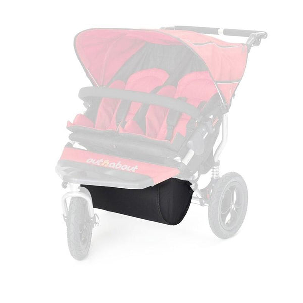 Out n About Nipper Double Storage Basket V3 Raincovers & Baskets BASK-02RBV4 5060167543456
