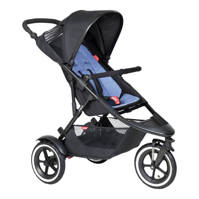 Phil & Teds Sport and Carrycot in Sky 3 Wheelers 12369-SKY 9420015766974