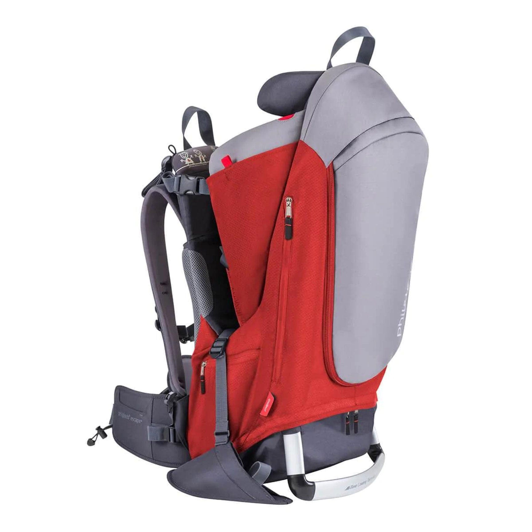 Phil & Teds Escape Carrier in Red Baby Carriers CE_V2_11 9420015719338