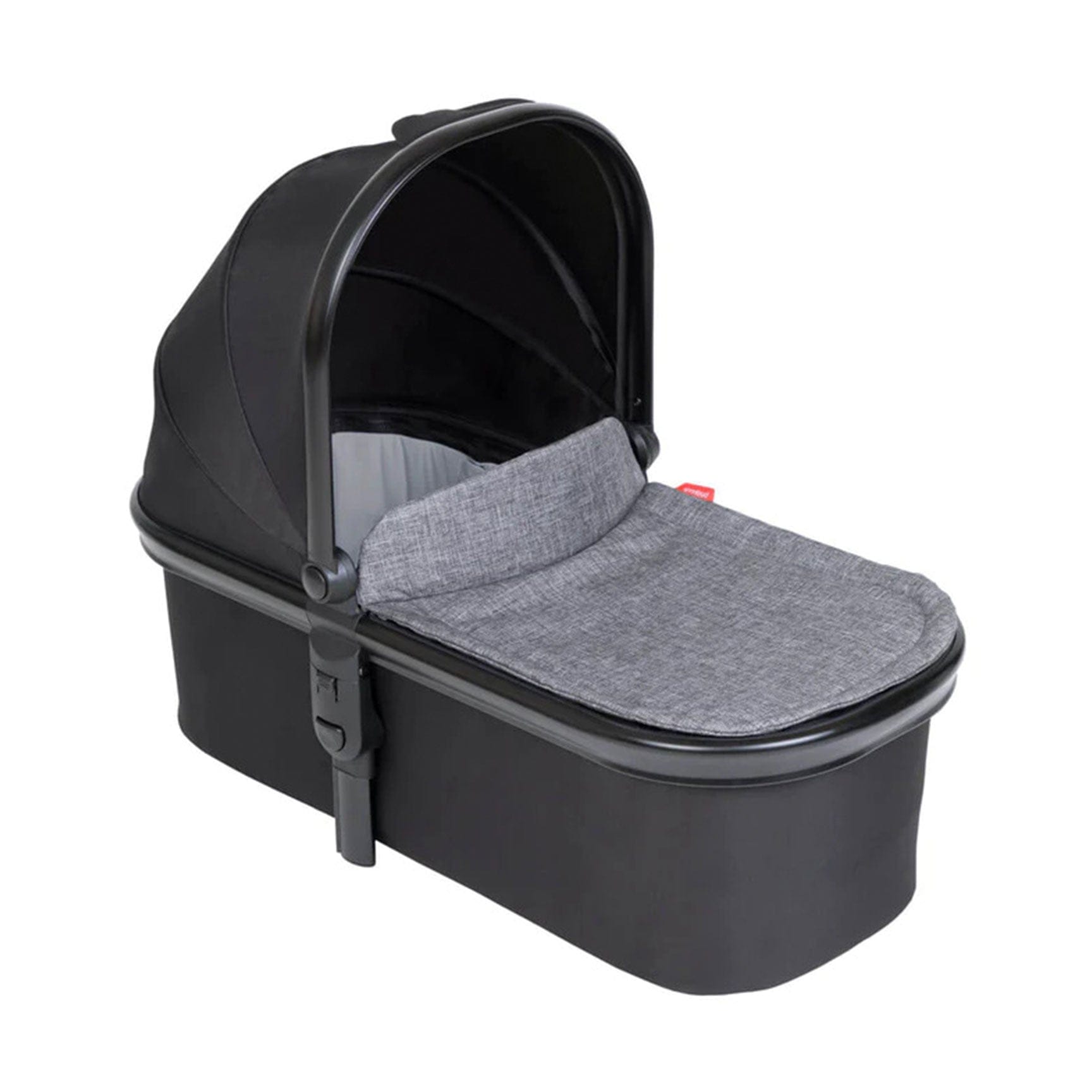 Phil & Teds Snug Carrycot With Lid in Charcoal Chassis & Carrycots 12354-CHA