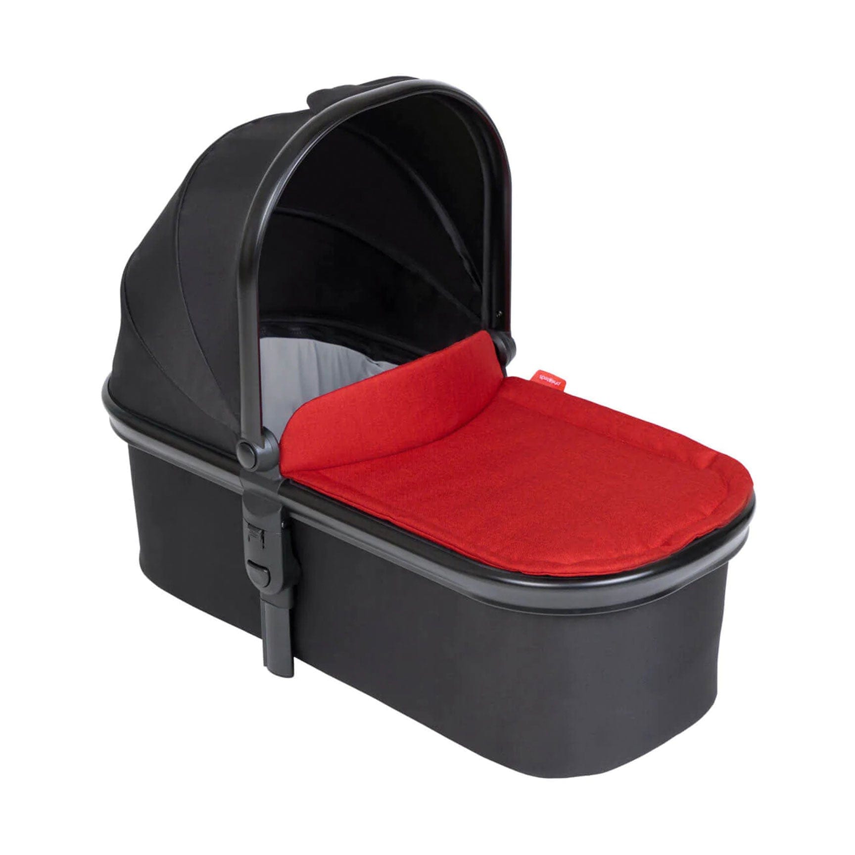 Phil & Teds Snug Carrycot With Lid in Chilli Chassis & Carrycots 12354-CHI