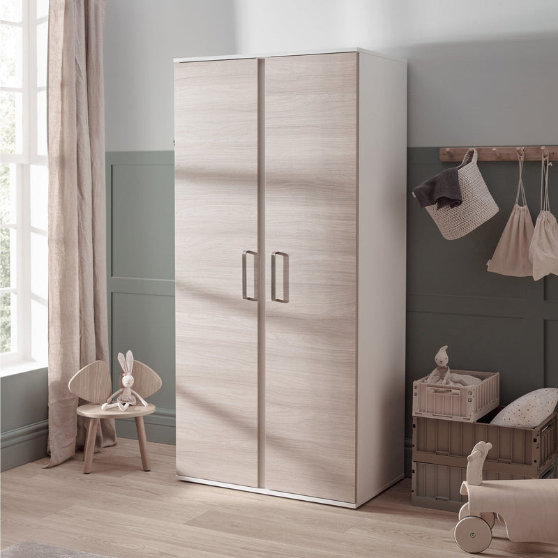 Silver Cross Finchley Oak 2-Piece Wardrobe Roomset Silver Cross Roomsets 8233-FIN 5055836921574