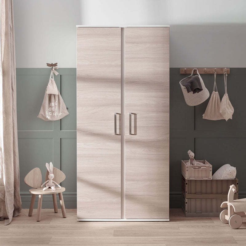 Silver Cross Finchley Oak 2-Piece Wardrobe Roomset Silver Cross Roomsets 8233-FIN 5055836921574