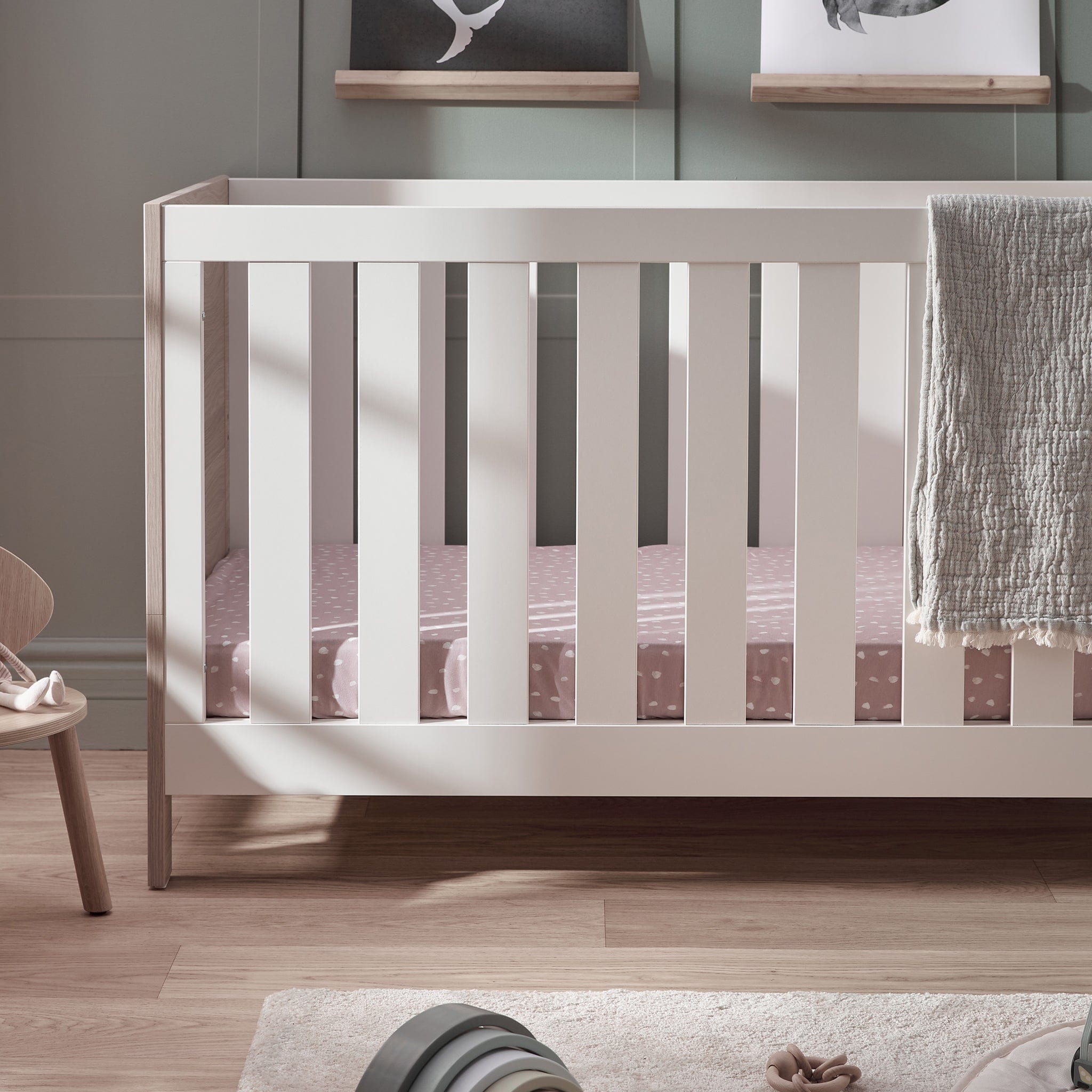 Silver Cross Finchley Oak 3-Piece Nursery Roomset Silver Cross Roomsets 8234-FIN 5055836924209