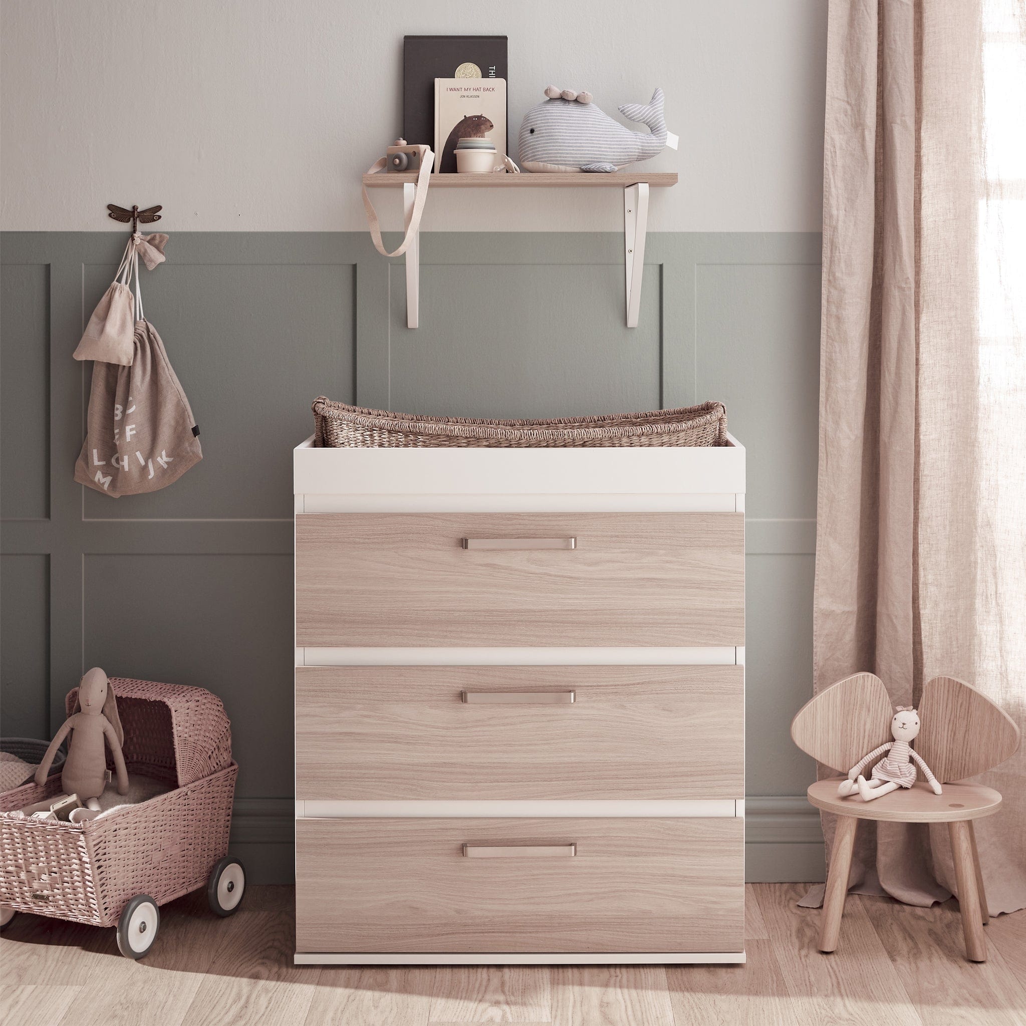 Silver Cross Finchley Oak 3-Piece Nursery Roomset Silver Cross Roomsets 8234-FIN 5055836924209