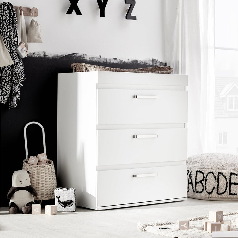 Silver Cross Finchley White 2-Piece Dresser Roomset Silver Cross Roomsets