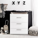 Silver Cross Finchley White 2-Piece Dresser Roomset Silver Cross Roomsets