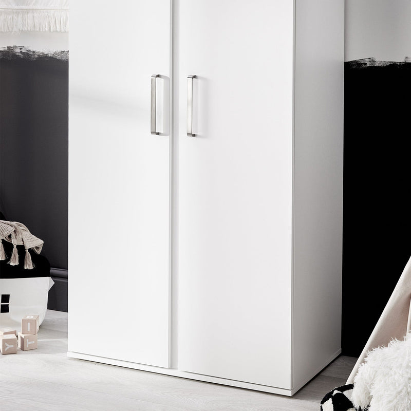 Silver Cross Finchley White 2-Piece Wardrobe Roomset Silver Cross Roomsets