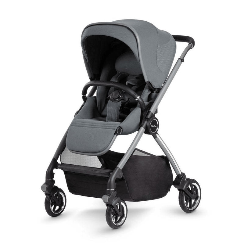 Silver Cross Dune Ultimate Travel System with First Bed Folding Carrycot in Glacier Travel Systems KTDU.GL4