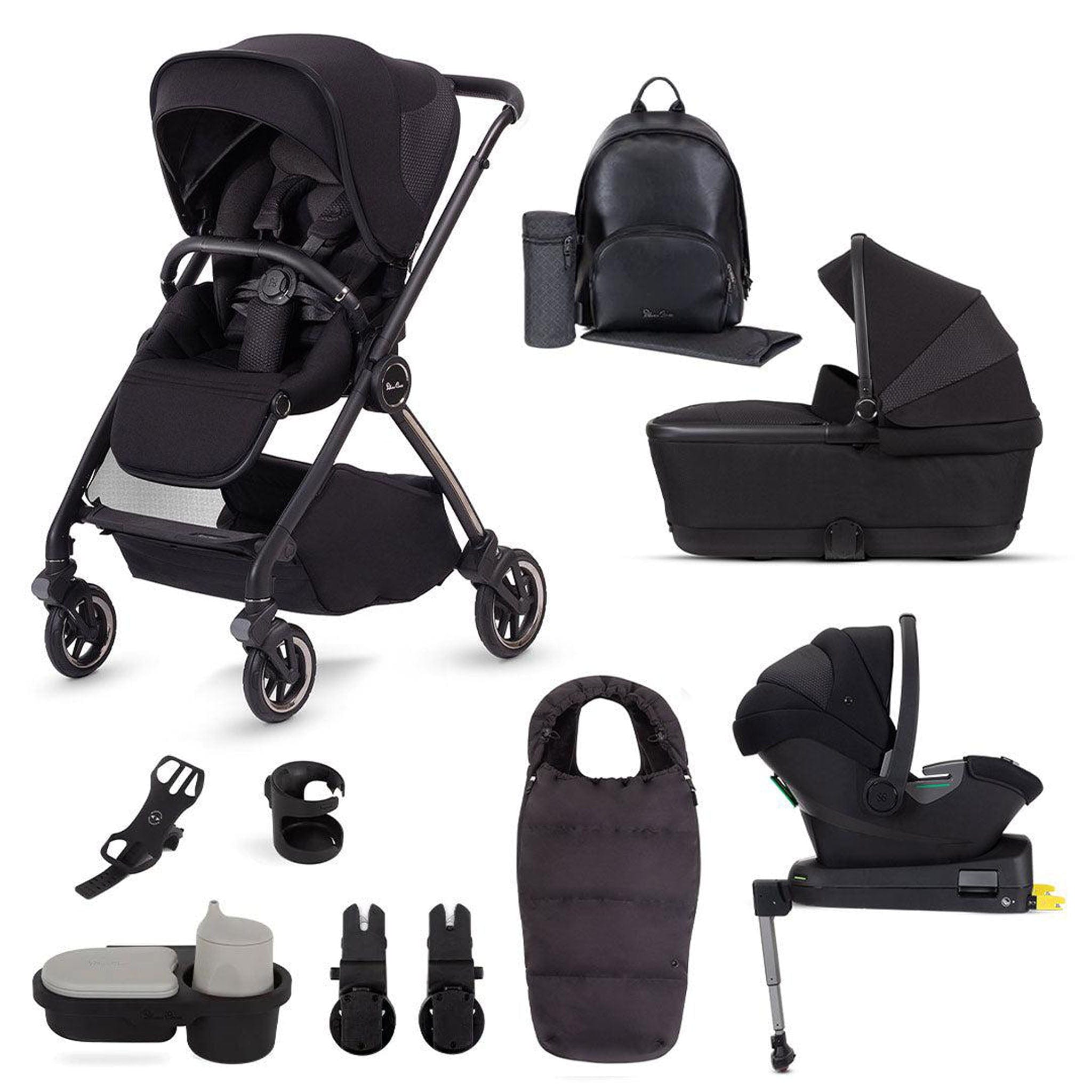 Silver Cross Dune Ultimate Travel System with First Bed Folding Carrycot in Space Travel Systems KTDU.SP4