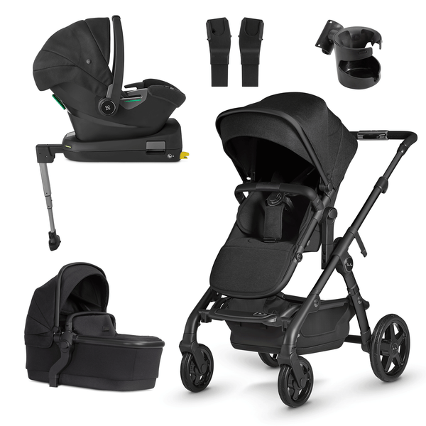 Silver Cross Wave & Travel Pack in Onyx Travel Systems KTWT.OX 5055836926098