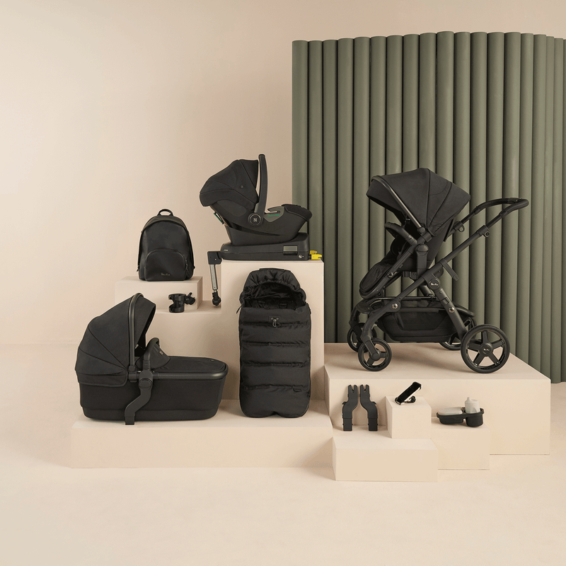 Silver Cross Wave & Ultimate Pack in Onyx Travel Systems KTWU.OX 5055836926128