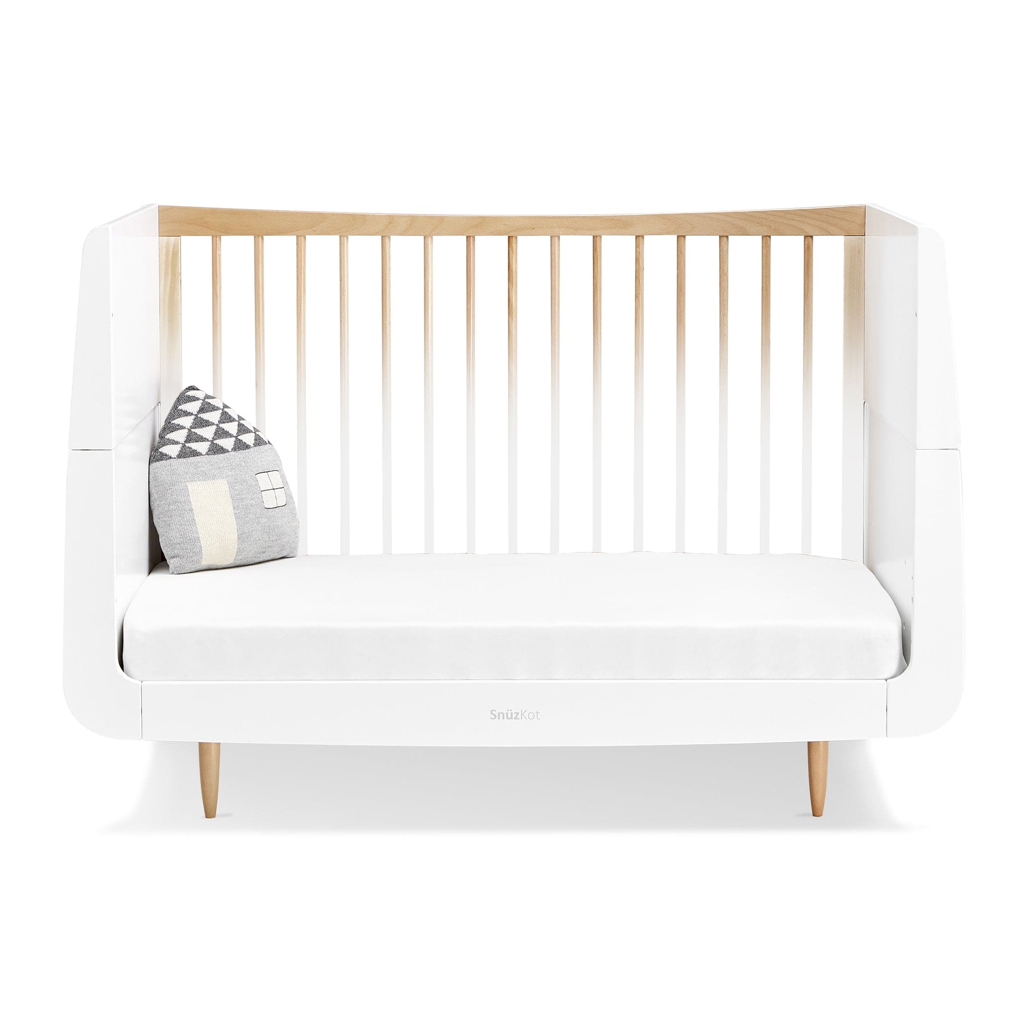 SnüzKot Skandi Cot Bed in Ombre Cot Beds FN005SI 5060157947349