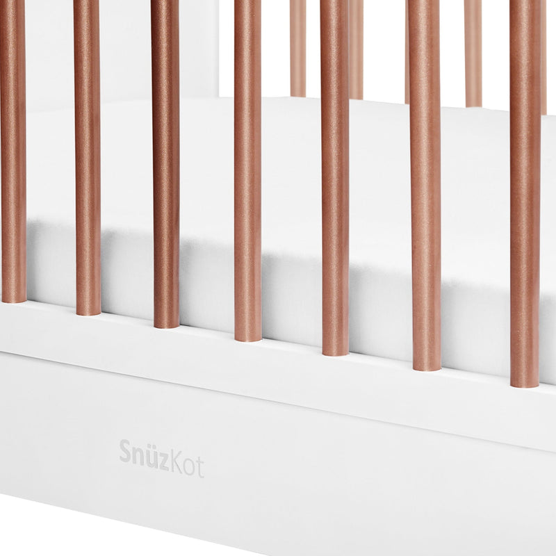 SnüzKot Skandi Cot Bed in Rose Gold Cot Beds FN005SJ 5060157943792