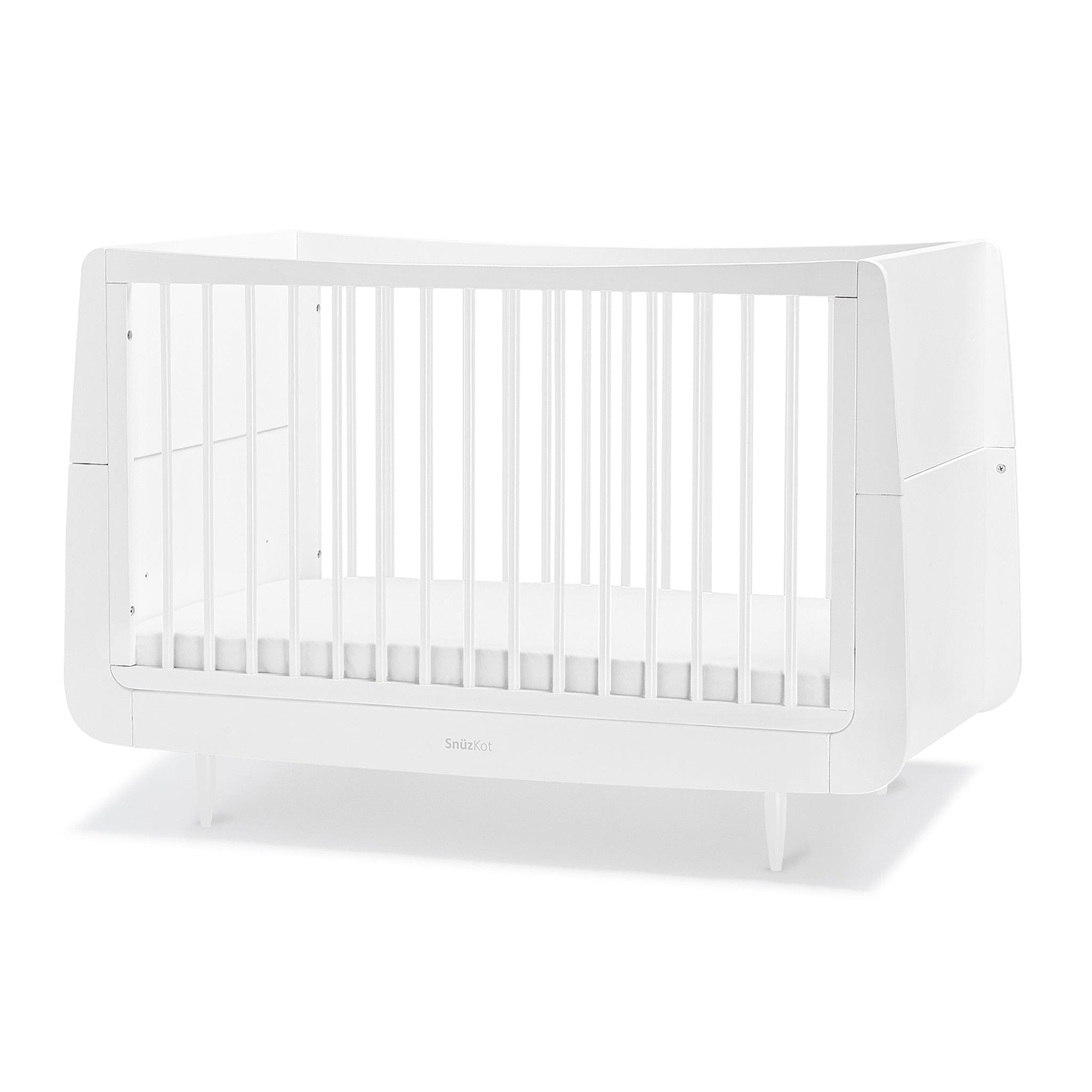 SnüzKot Skandi Cot Bed in White Cot Beds FN005SA 5060157946205