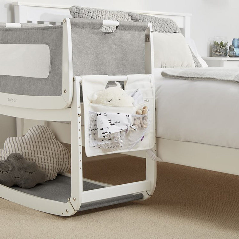 SnüzPod Pocket in White Cot & Cot Bed Bumpers SP003A 5060157947530